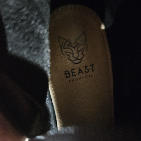 Black Western Metal Toe Ankle Boots Cowgirl Stacked Heel. Size 7 - Picture 12 of 16